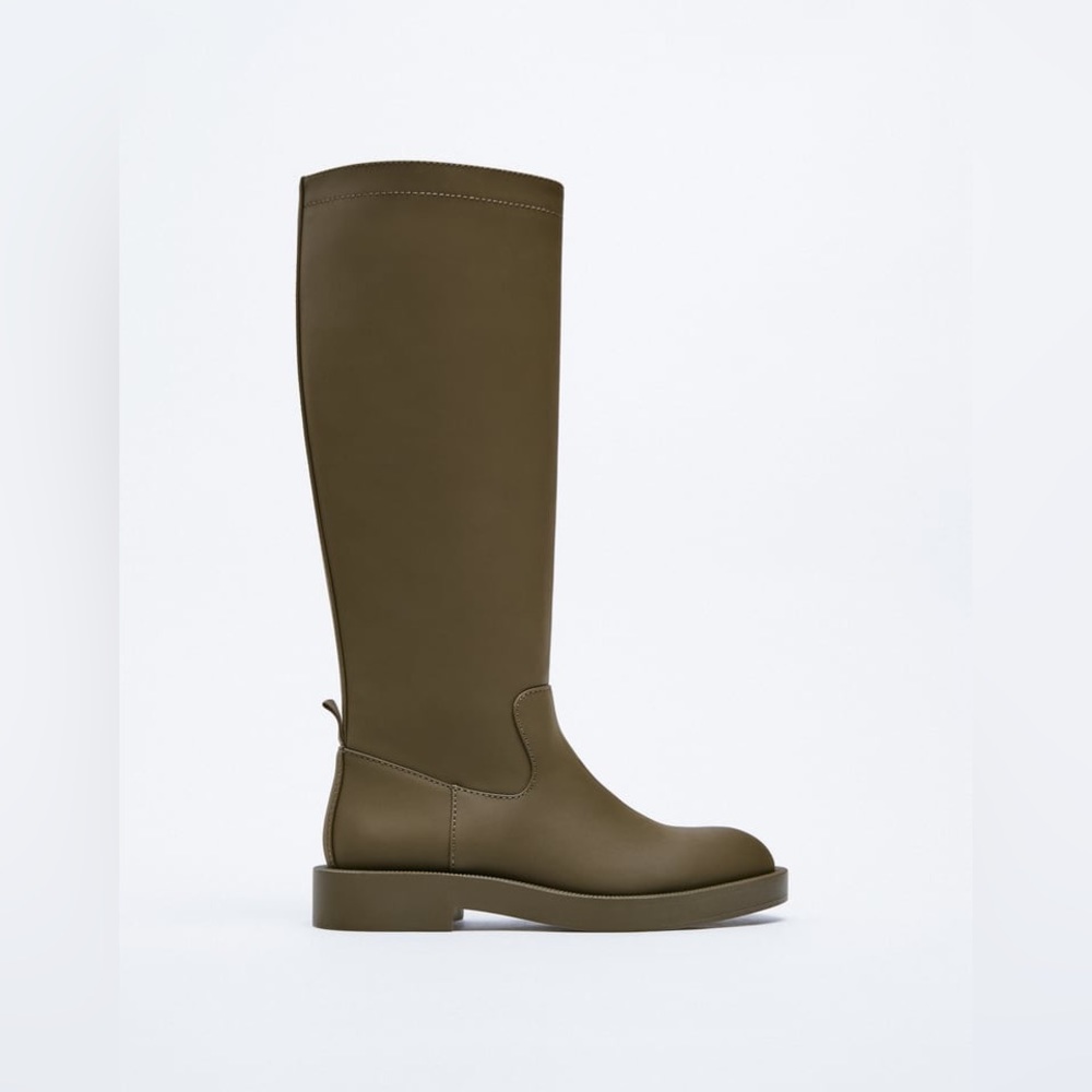 Zara rubberized boots. Size US 7.5 (EU 38)